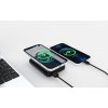 Беспроводное магнитное ЗУ "Forsage SOFTTOUCH", 8000 mAh с быстрой проводной (20W) и беспроводной (15W) зарядкой, покрытие soft touch, цвет черный