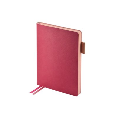 Ежедневник А5 датированный Boston 2026, розовый