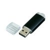 USB 2.0- флешка на 32 Гб с прозрачным колпачком, черный