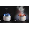 Увлажнитель воздуха "Smart Volcano"с пультом ДУ,функцией ароматерапии и интерьерной подсветкой, цвет белый с черным