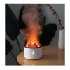 Увлажнитель воздуха "Smart Volcano"с пультом ДУ,функцией ароматерапии и интерьерной подсветкой, цвет белый с черным