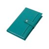 Блокнот-кошелек с сменным блоком А6 Wall Street, 64 листа, бирюзовый