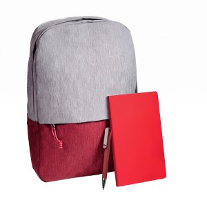 Подарочный набор READYPACK: рюкзак,ручка, блокнот, красный