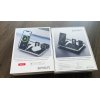 Беспроводная (15W) зарядная станция "Smart Lift" с сенсорным подъёмным механизмом, часами и ночной подсветкой, цвет черный с серебристым