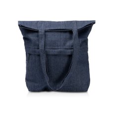 Сумка из переработанной джинсовой ткани Крик (Kirk), синий