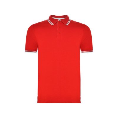 Рубашка поло Montreal мужская, красный/белый