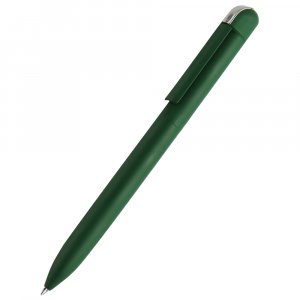<![CDATA[Ручка металлическая Espada софт-тач, тёмно-зелёная]]>