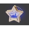 Подвеска с подсветкой, звезда