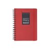 Ежедневник недатированный на гребне А5 Pragmatic, красный