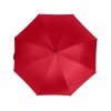 Зонт-трость Reviver с куполом из переработанного пластика, красный
