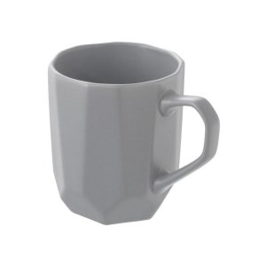 Кружка с гранями Amery, 310мл, серый матовый Кружка с гранями Amery, 310мл, серый матовый