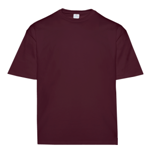 Футболка унисекс оверсайз STAN хлопок 260, 156, Бордовый