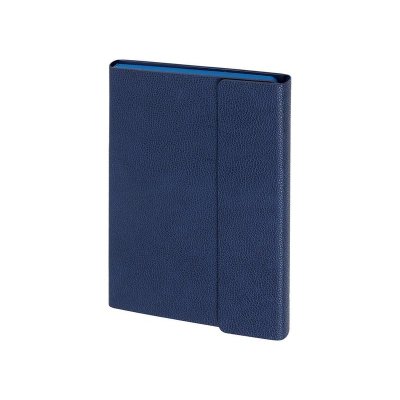 Ежедневник недатированный с магнитным клапаном А5 Venezia, темно-синий
