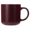 Кружка матовая Rita, 410мл, бургунди