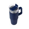 Термокружка KRANSTON с двойными стенками из переработанной нержавеющей стали, синий нейви
