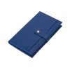 Блокнот-кошелек с сменным блоком А6 Wall Street, 64 листа, синий