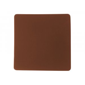 ПАТЧ КВАДРАТ soft-touch (коричневый ) 5,5 х 5,5 см