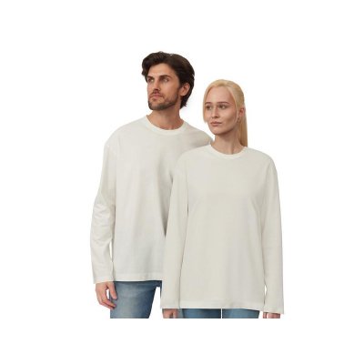 Лонгслив оверсайз Berlin унисекс, молочный