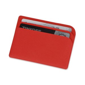 Картхолдер для 3-пластиковых карт Favor, красный