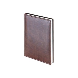 Ежедневник А5 датированный Velvet 2025, коричневый