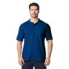 Футболка поло PREMIUM COTTON ADULT DOUBLE PIQUE, МОРСКОЙ СИНИЙ S