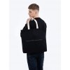 Холщовая сумка «Юношеский минимализм» с внутренним карманом, черная