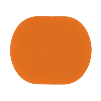 ПАТЧ ОВАЛ soft-touch (оранжевый ) 6,0 х 5,0 см