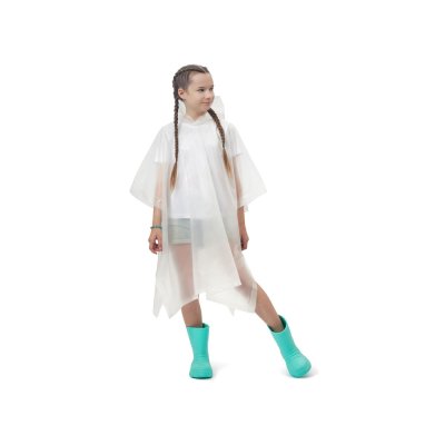 Пончо Hawaii c чехлом детский, белый