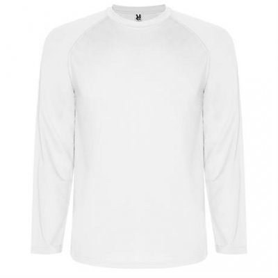 Спортивная футболка MONTECARLO L/S мужская, БЕЛЫЙ L