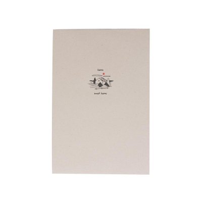 Блокнот А5 Adiantum из переработанного тростника, 80 листов, гибкая обложка, натуральный (тампопечать)