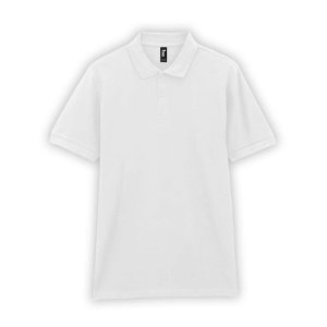 Футболка поло PREMIUM COTTON ADULT DOUBLE PIQUE, БЕЛЫЙ S