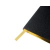 Еженедельник недатированный А6 Black с нашивкой, черный