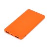 Подарочный набор c блокнотом С3, ручкой и повербанком 5000 mAh, оранжевый