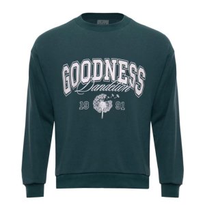 Свитшот "Goodness",96, Тёмно-зелёный