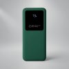 Внешний аккумулятор Kris soft touch, 10000mAh (Тёмно-зелёный)