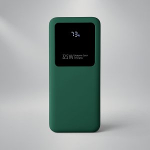 Внешний аккумулятор Kris soft touch, 10000mAh (Тёмно-зелёный)