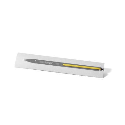 Шариковая ручка GrafeeX с желтым клипом