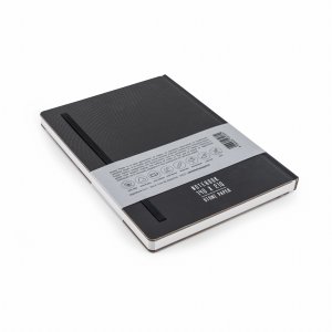 Блокнот линованный Pininfarina из каменной бумаги в твердой обложке, А5, черный Блокнот линованный Pininfarina из каменной бумаги в твердой обложке, А5, черный