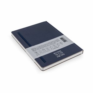 Блокнот линованный Pininfarina из каменной бумаги в твердой обложке, А5, синий Блокнот линованный Pininfarina из каменной бумаги в твердой обложке, А5, синий