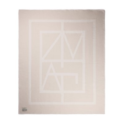 Плед VINGA Monogram из переработанного полиэстера GRS, 170x130 см