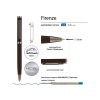 Ручка Firenze шариковая автоматическая софт-тач, коричневая