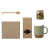 Подарочный набор с кружкой, медом и ложкой для меда, оливковый Подарочный набор с кружкой, медом и ложкой для меда, оливковый