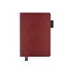Ежедневник А5 датированный Boston 2026, бордовый с серым обрезом