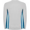 Спортивная футболка SHANGHAI L/S мужская, БЕЛЫЙ/КОРОЛЕВСКИЙ СИНИЙ L