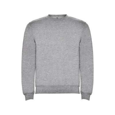 Свитшот с начесом Clasica детский, серый меланж