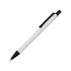 Ручка металлическая шариковая Groove M Recy, белый