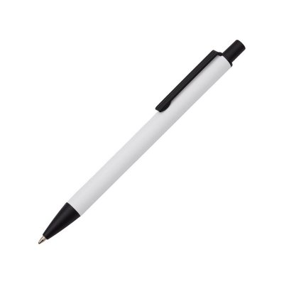 Ручка металлическая шариковая Groove M Recy, белый