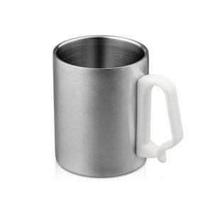 Стальная кружка с двойными стенками Climber Max, 450 мл, белый Стальная кружка с двойными стенками Climber Max, 450 мл, белый