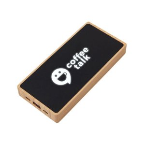 Внешний аккумулятор с подсветкой лого и солнечной панелью Reedia S1, 10000 mAh, бамбук, черный Внешний аккумулятор с подсветкой лого и солнечной панелью Reedia S1, 10000 mAh, бамбук, черный