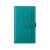 Блокнот-кошелек с сменным блоком А6 Wall Street, 64 листа, бирюзовый
